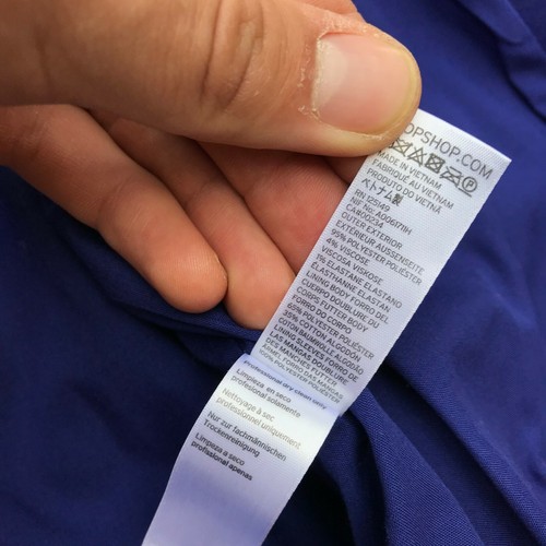 WOMENS TOPSHOP BRAND NEW MAC JACKET UK 10 BLUE COAT MEDIUM SMART FORMAL - Picture 7 of 8