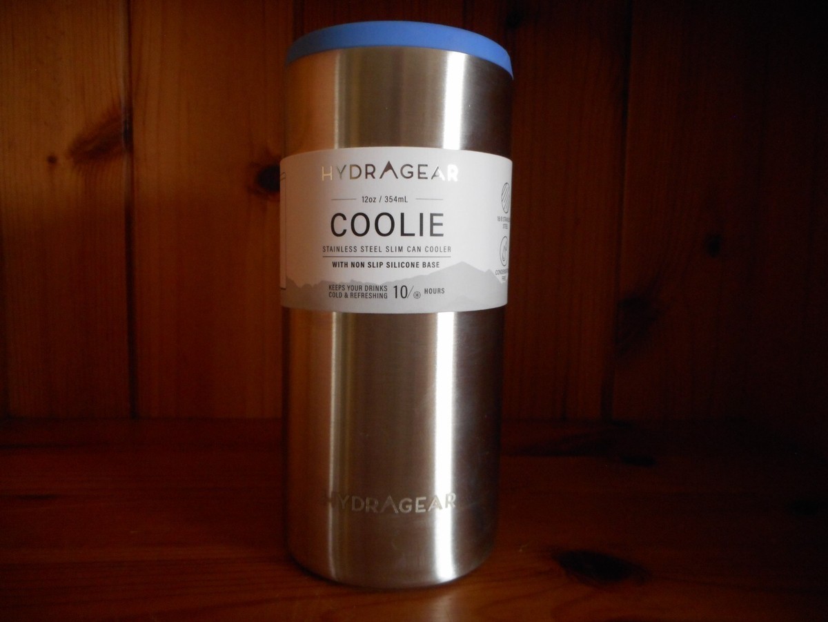 Hydragear Insulated 12 oz Koozie Stainless Steel Skinny Can