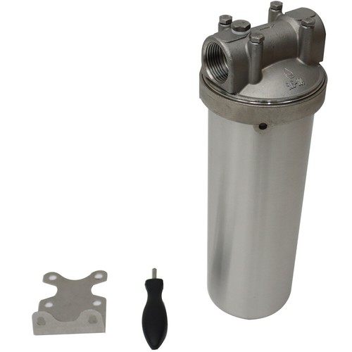 Brand New 1"NPT Stainless Steel Heavy Duty Pressure Water Filter Housing USA - Picture 16 of 17