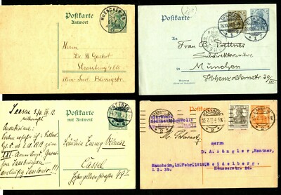Dt. Rich - 20 Documents, Post Stationery Lot 3 (IK-1)