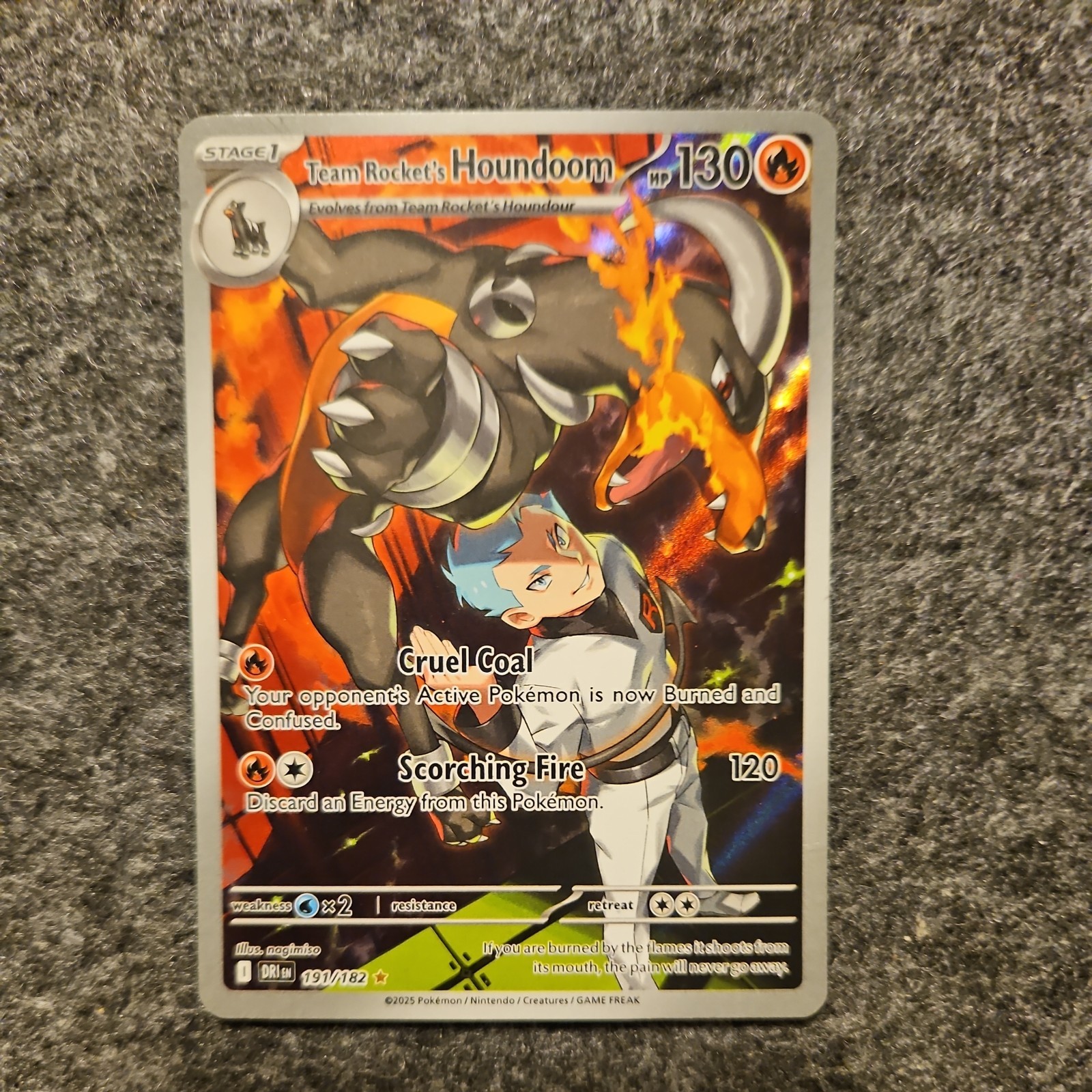 Team Rocket's Houndoom #191 Pokemon Destined Rivals