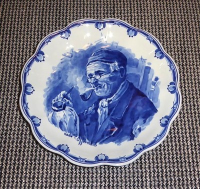 !!!! ROYAL DELFT DE PORCELEYNE FLES SCHÖNER WANDTELLER KERAMIK !!!!