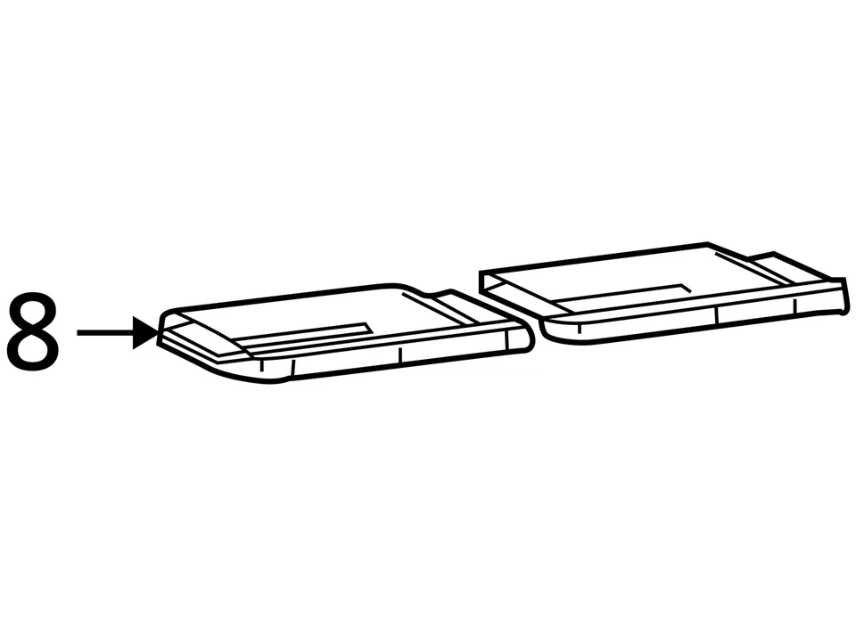 Funda para GMC CHEVROLET TRAILBLAZER EXT ENVOY XL 2002-2004 15206678 - NUEVA OEM Foto 3 de 3