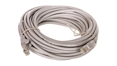 Patchcord Patchkabel U/UTP Kat.5e CCA grau 10m 68347