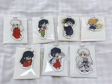 Inuyasha acrylic key chain Shippo Miroku Sango Sesshomaru Kikyo Daiso