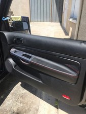 4new Black Leather Door Panel Armrest Lid Cover For Vw Golf Mk4 98-05 23-door