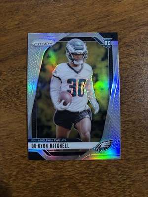  2024 Panini Prizm Quinyon Mitchell Rookie Silver Prizm RC #381 Eagles