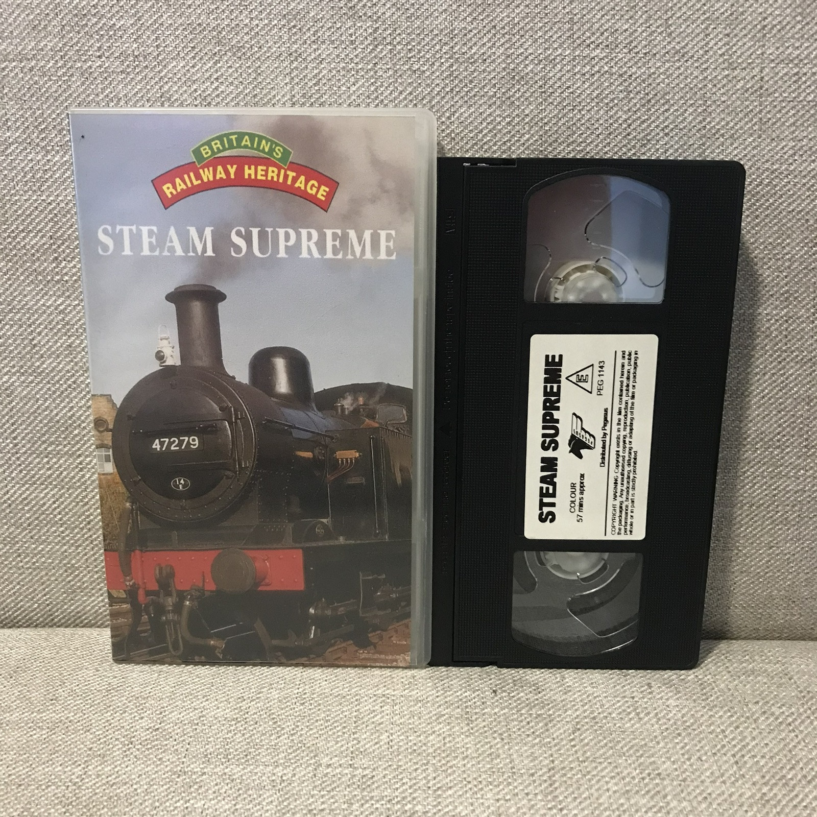 STEAM SUPREME - VHS VIDEO - BRITAIN’S RAILWAY HERITAGE-image