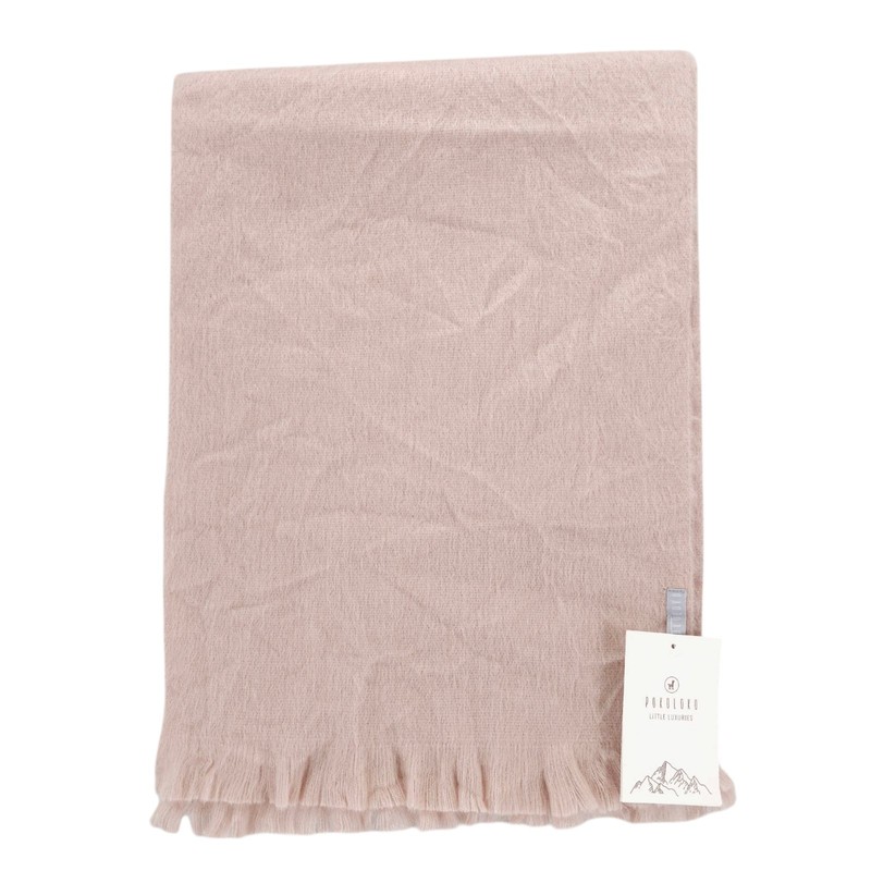 NWT POKOLOKO Seamless Scarf Ballet Slipper Pink Blush Alpaca Blend