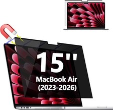 Magnetic Privacy Screen Protector for MacBook Air 15'' 2023-2026, M2-M5 