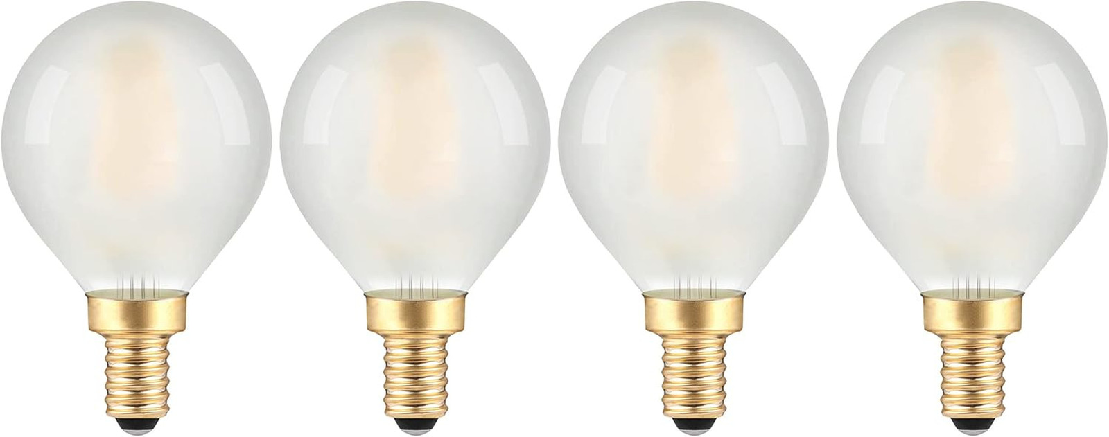 Frosted LED Ceiling Fan Light Bulbs- E12 Candelabra Base 270