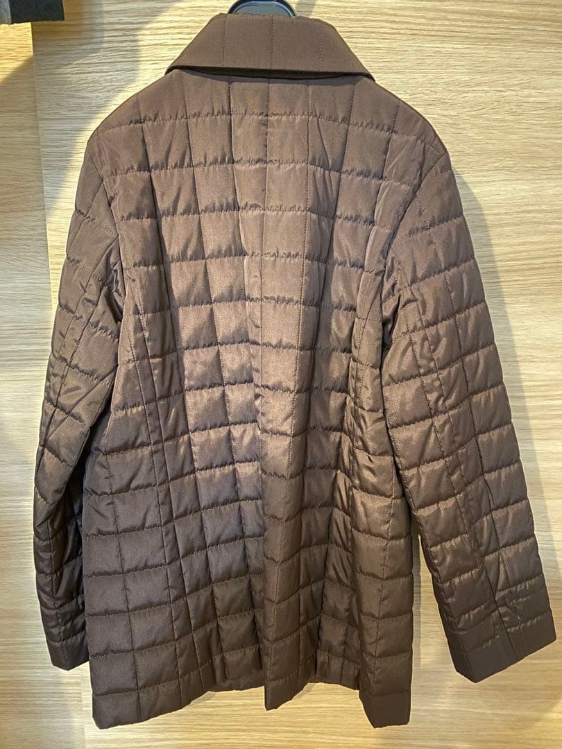 Burberry London Long Coat Brown With Check Pattern Size 40 For Women thumbnail 2