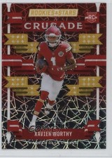 2024 Panini Rookies & Stars Crusade Longevity Xavier Worthy #C-XWY 3gq