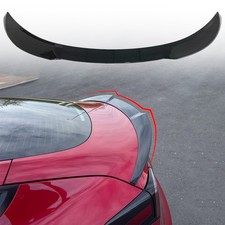 For 2017-2023 Tesla Model 3 Glossy Black Psm Style Rear Spoiler Wing Trunk Lip