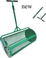 LANDZIE Lawn & Garden Spreaders - 36 Inch Heavy Duty Metal Mesh Basket