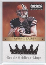 2012 Panini Gridiron Rookie Gridiron Kings 176/299 Brandon Weeden #8 7k4
