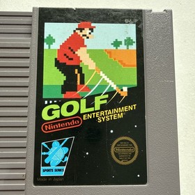 GOLF NES 1985 Cleaned Tested Working 100% Authentic Nintendo NES