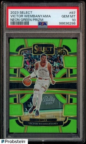 Victor Wembanyama 2023 Panini Prizm Victor Wembanyama #87 Green
