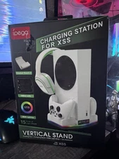 Cooling Stand & Charging Station for XSS Console Accessories, White