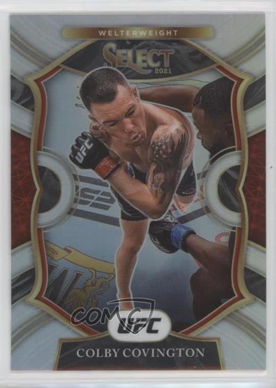2021 Panini Select UFC Concourse Silver Prizm Colby Covington #30 1b8