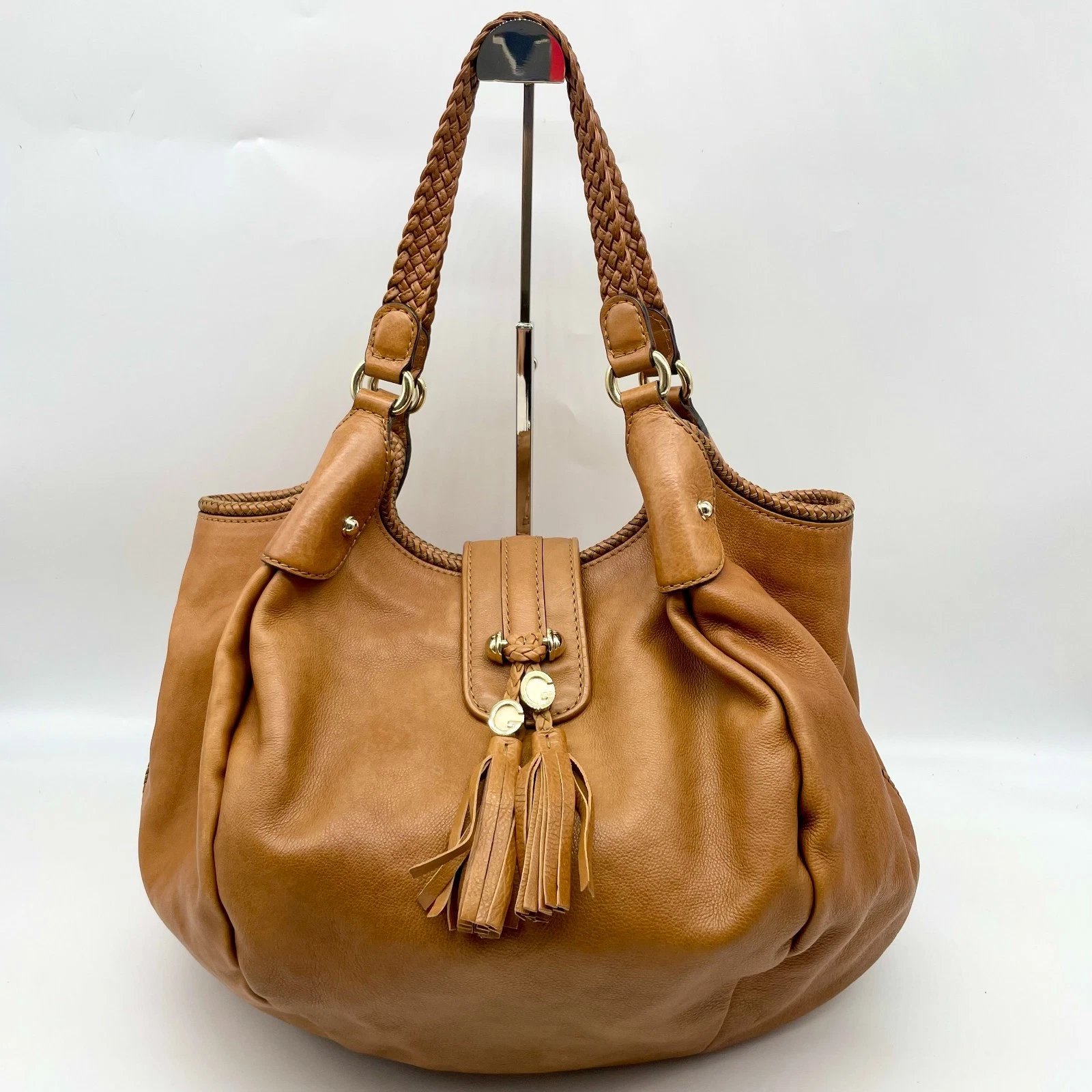 Gucci Tote Bag Marrakech marrone borsetta pelle 257029 200047 autentica