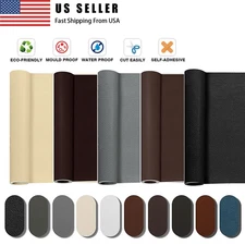 Self Adhesive Vinyl Faux Leather Fabric Repair Patch Kit for Car seat Sofas