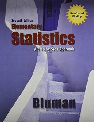 ELEMENTARY STATISTICS A STEP BY STEP APPROACH By Allan G. Bluman - Hardcover NEW
