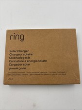 Solar Charger (Model B0CLMJ6HJP)&nbsp;for Ring Battery Doorbell Camera - Black - New