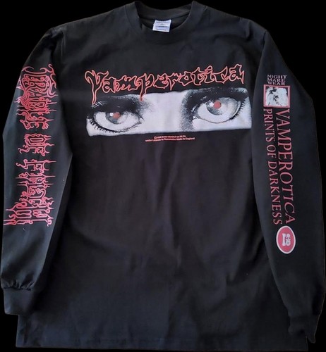 Cradle Of Filth Vamperotica Blood And Soul Tee Shaka Wear Heavyweight Stampa DTG prezzo ebay