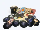 7" Vinyl Record Bundle Jukebox The Beatles ABBA Decca MGM and Storage Case Rare