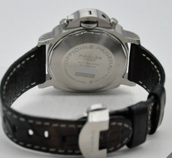 Автоматический кожаный хронограф Panerai Luminor 40 мм сталь PAM00310 - Изображение 3 из 4