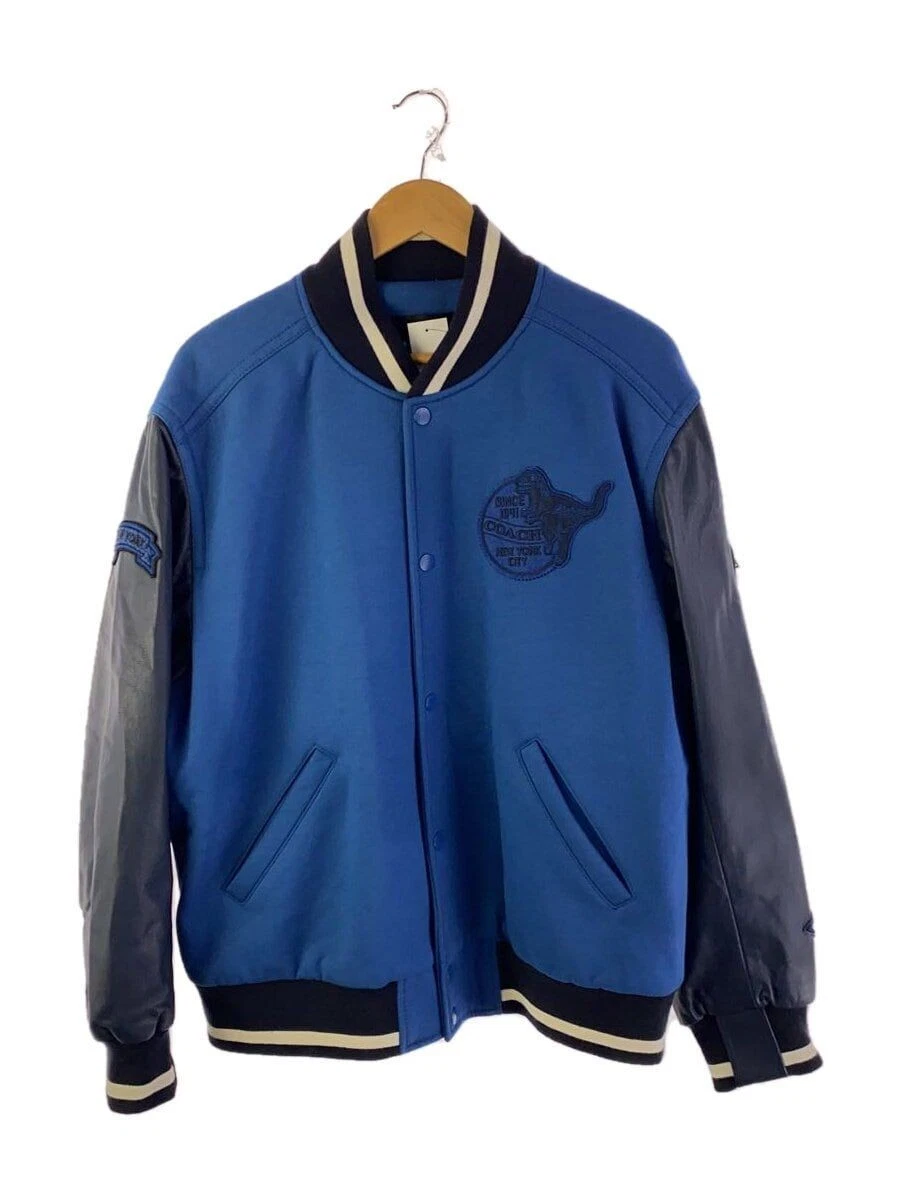Giacca Coach Stadium L cotone blu CR808 usata