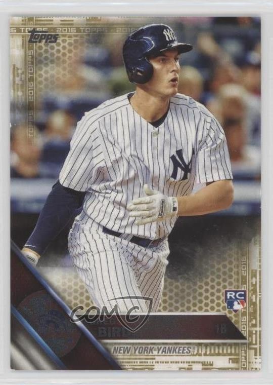 2016 Topps Gold 567/2016 Greg Bird #188 Rookie RC 0b3