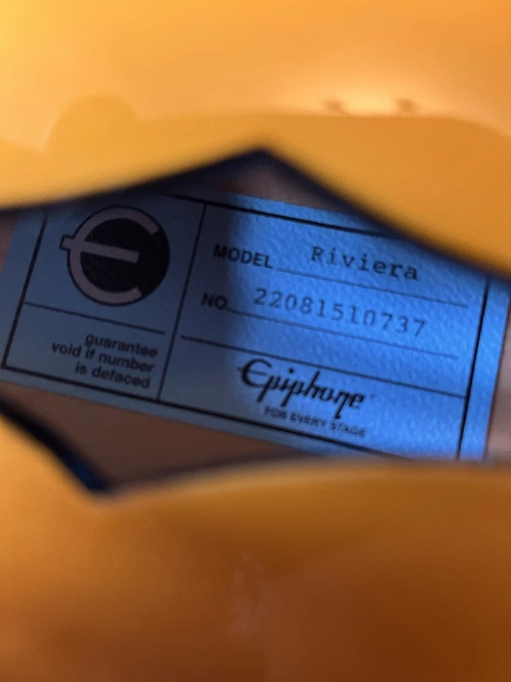 Epiphone Riviera Royal Tan 2022, photo 4 of 5