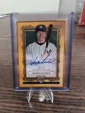 2025 Topps Gilded Collection Gallery Of Gold Hideki Matsui Auto 20/25 Yankees