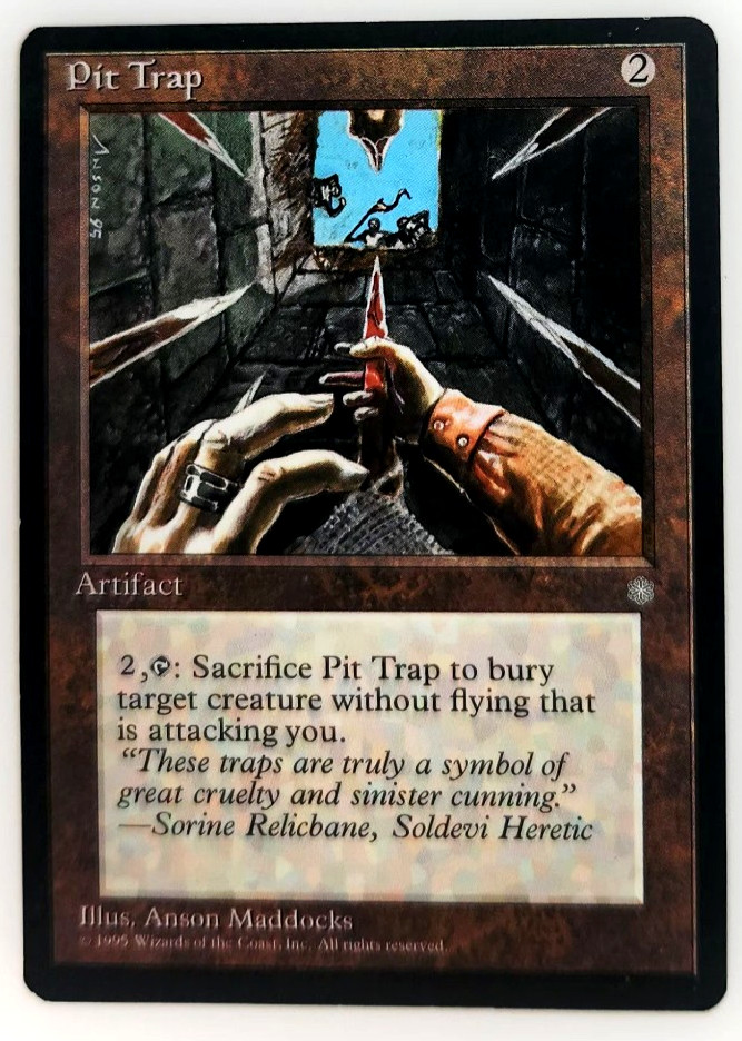 Magic the Gathering Pit Trap Ice Age #333 NM