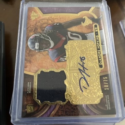 2013 Topps Triple Threads Rookie Relics Auto DeAndre Hopkins #DH2 Purple 10/75