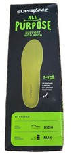 Superfeet 1410 Heritage Green Insoles Size E or US Men's 9.5-11 Open Box New