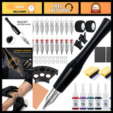 Complete Stick Poke Tattoo Kit for Beginners 20Pcs Needles, DIY Home Supplies