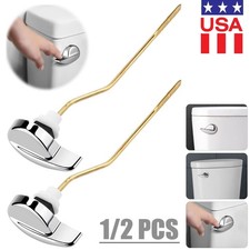 2x Universal Toilet Handle Replacement Parts Kit Side Mount Toilet Flush Handle