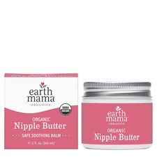 Earth Mama Organic Nipple Butter - 2 Fl Oz - Lanolin-Free Nipple Cream