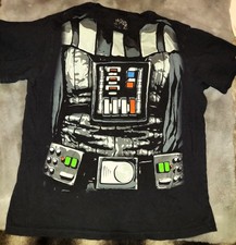 Vintage Star Wars Darth Vader Costume T-shirt Size Medium