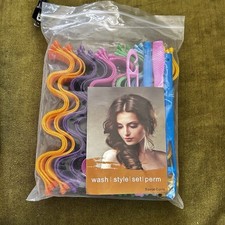 30 Pieces Heatless Waves Curlers Spiral Curls Styling Kit No Heat Hair Waver Spi