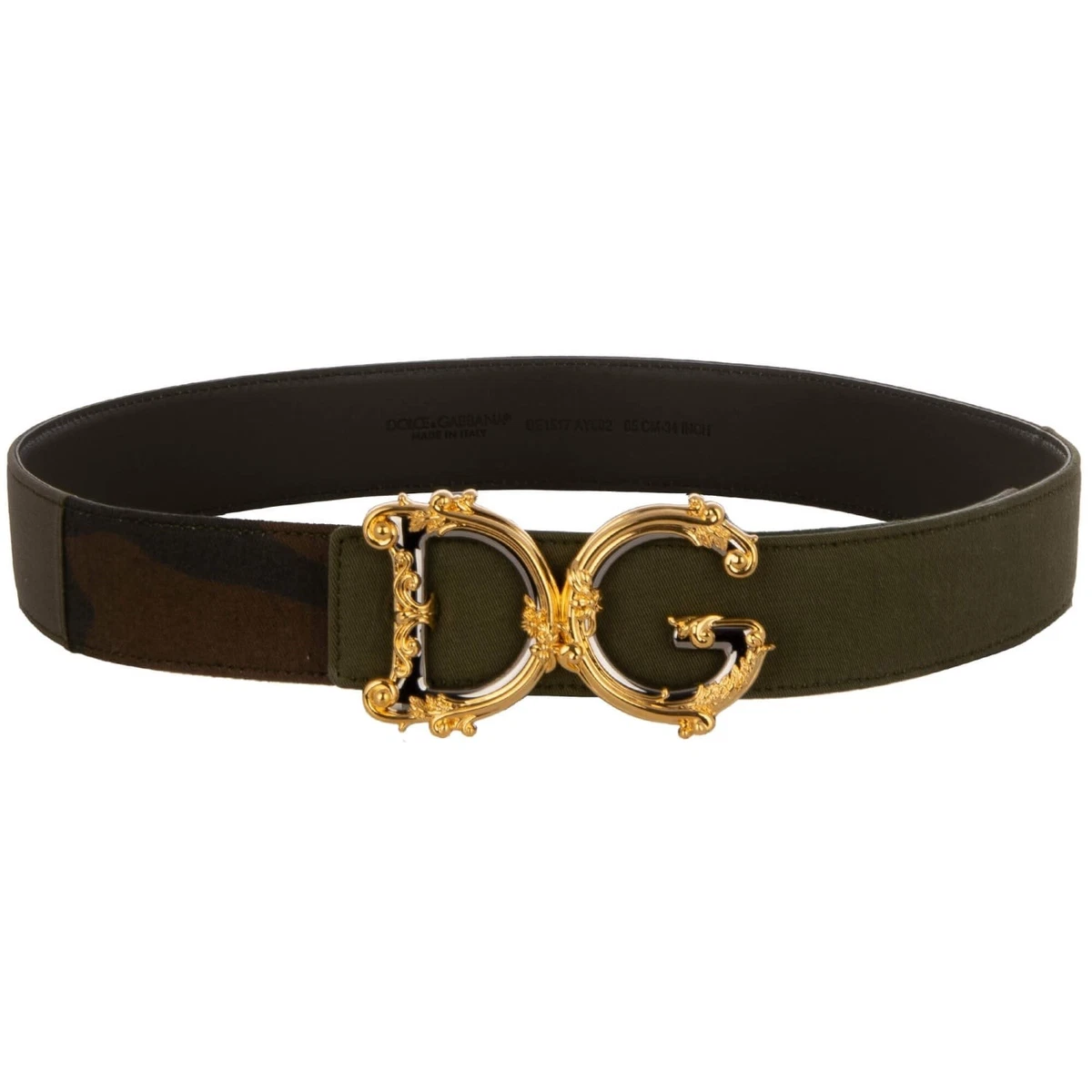 Embellished BLING  Buckle Camouflage Leather Belt - Black/Camo-size XL Riveted Leather Belt - Camo — Carpet Company main image 4