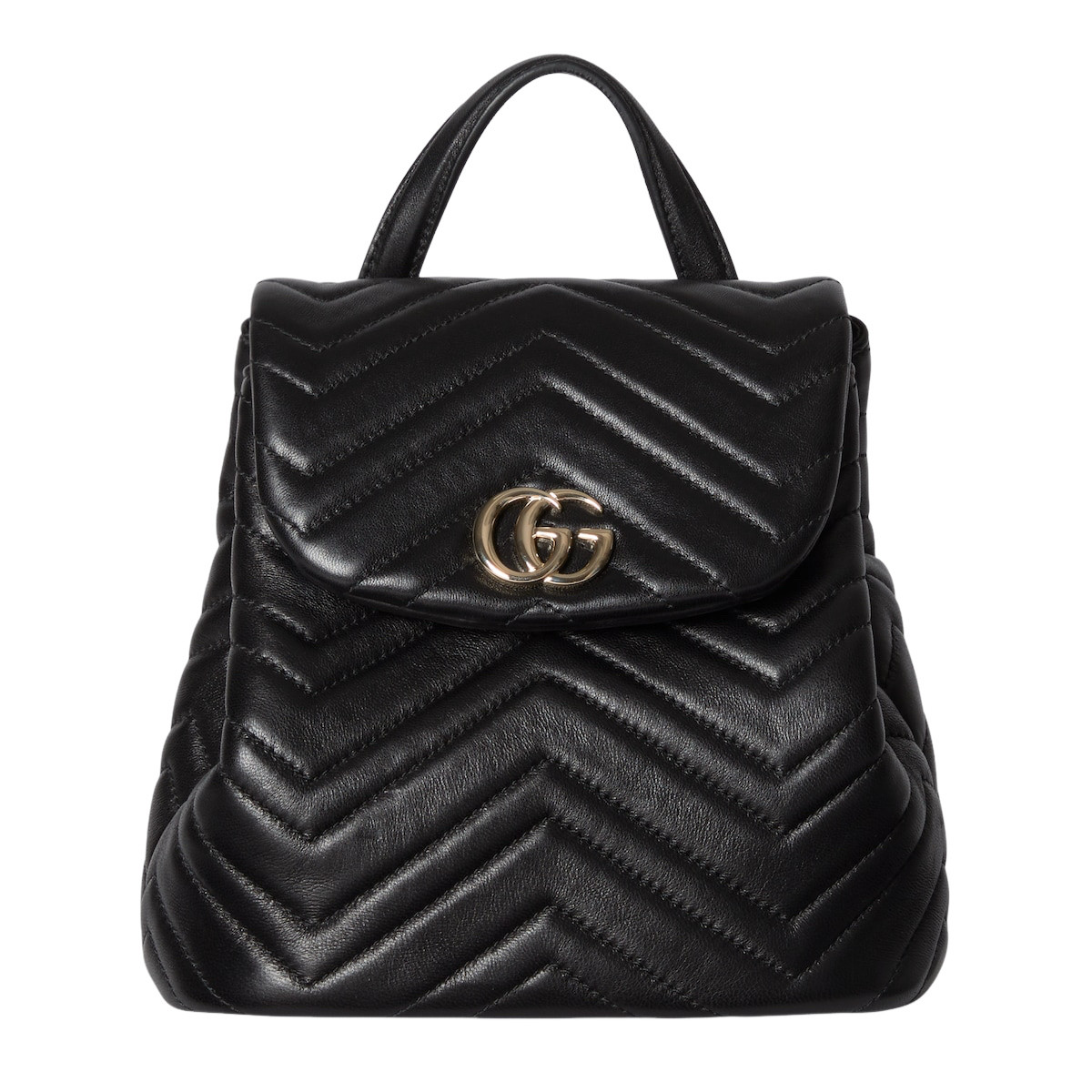 GUCCI GG Marmont Mini $2950 Black Backpack New & Authentic