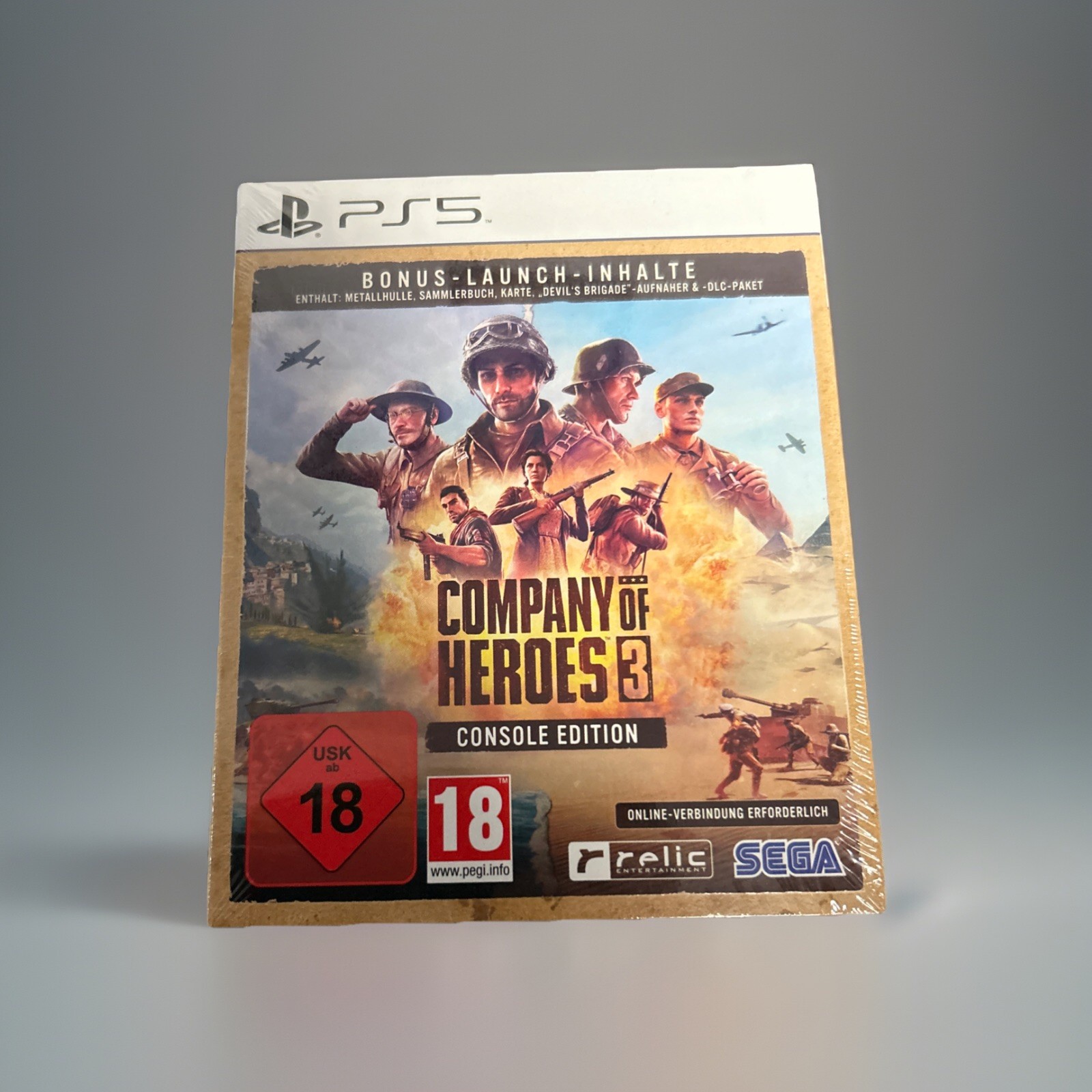 Company of Heroes 3 [Limited Launch Edition] + Metal Case (PS5) (NEU) (OVP)