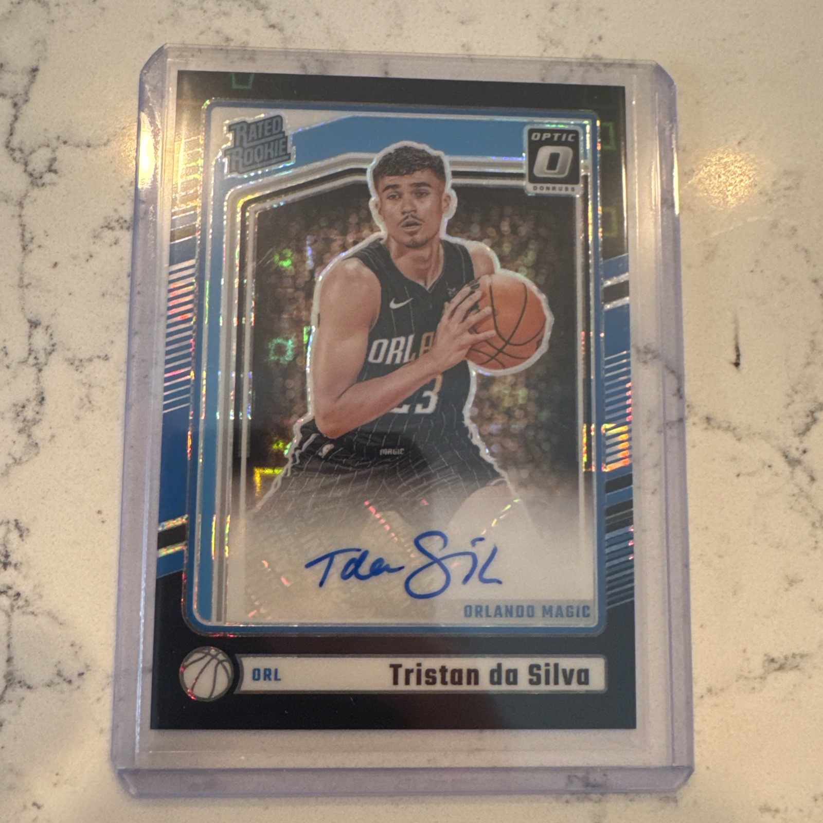 2024 Donruss Optic Tristan da Silva Rated Rookie Black Pandora Auto 20/25 #325