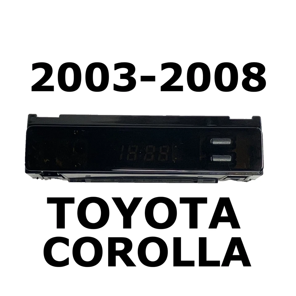 2003-2008 Toyota Corolla Clock Digital for Center Dash OEM 83910-02070 ◊ Foto 2 de 4