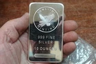 10 oz. Silver Sunshine Mint bullion Bar .999 Fine Silver