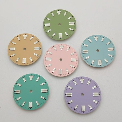 #ad 28.5mm Luminous Matte Candy Watch Dial for NH35 $21.99